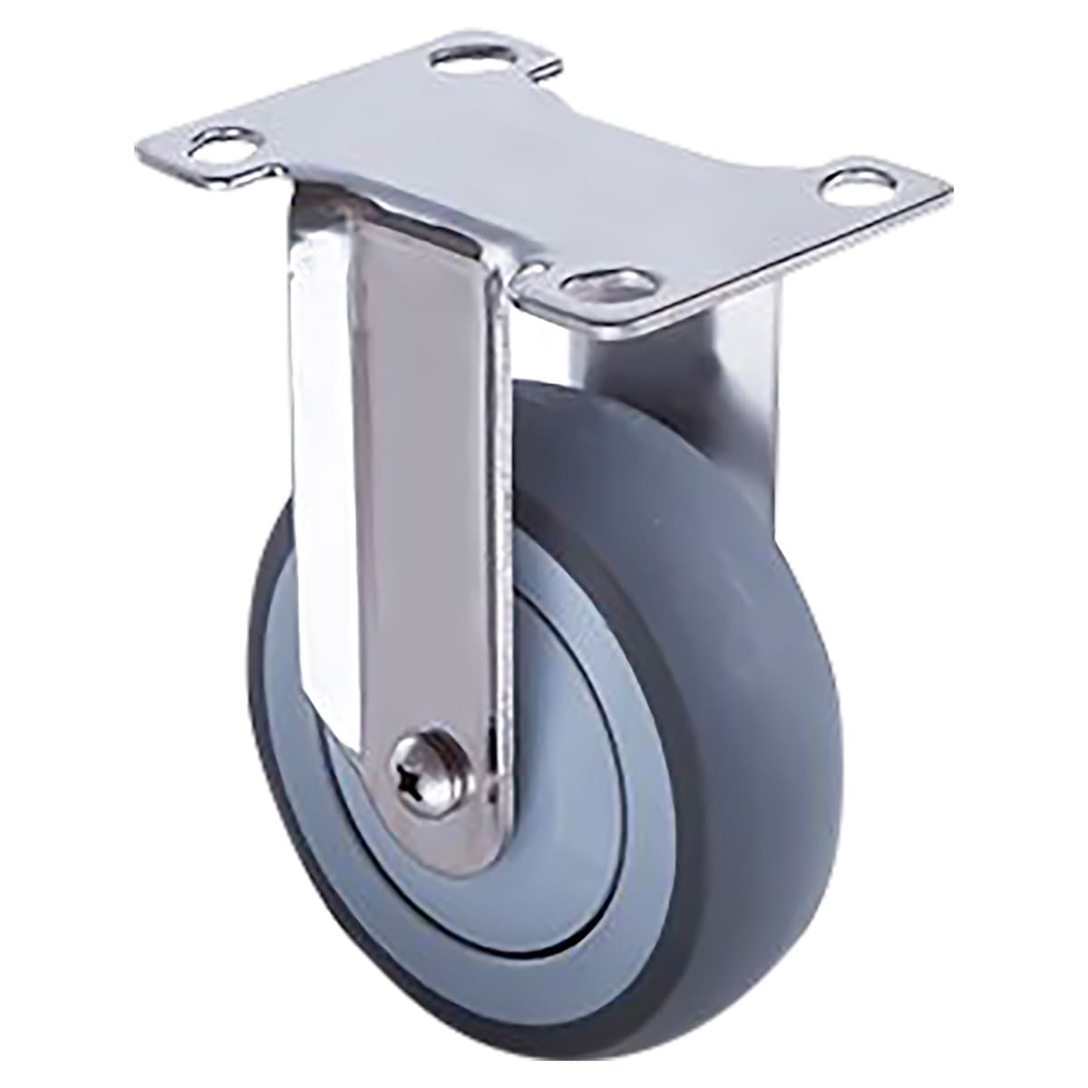 RODAJA TPR HORQUILLA DE A. INOX. USO LIGERO FIJA 2'' x 7/8'' Y-5021-50