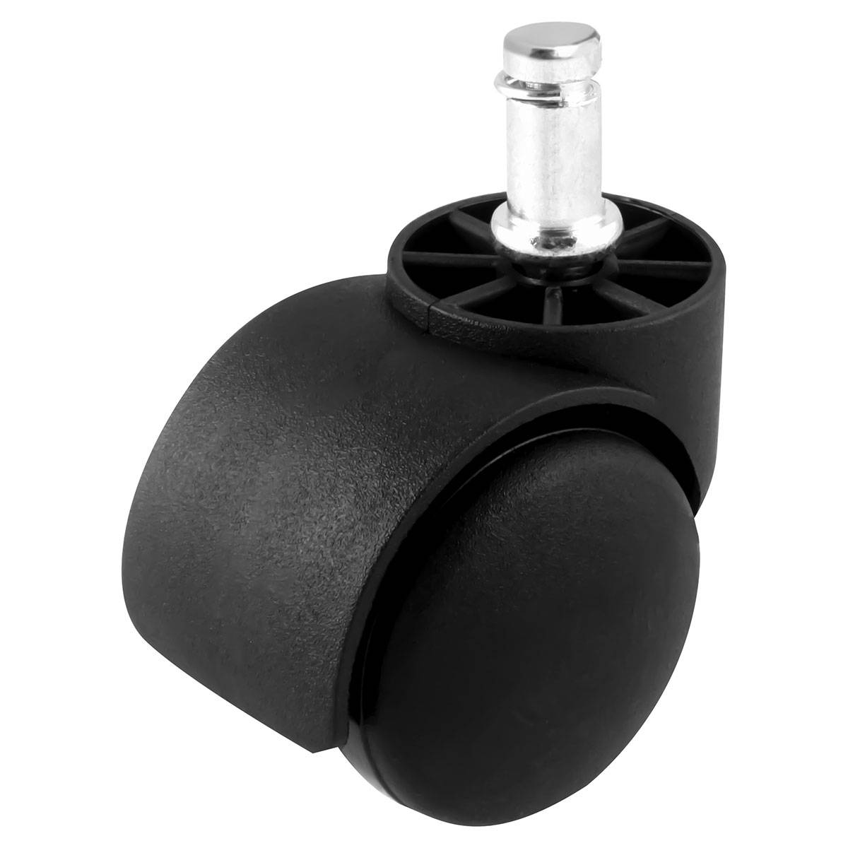 RODAJA TIPO YOYO ESPIGA C/ARILLO Y BASE 50MM (Precio x pieza - Empaque c/4 pzas) Y-2142-50