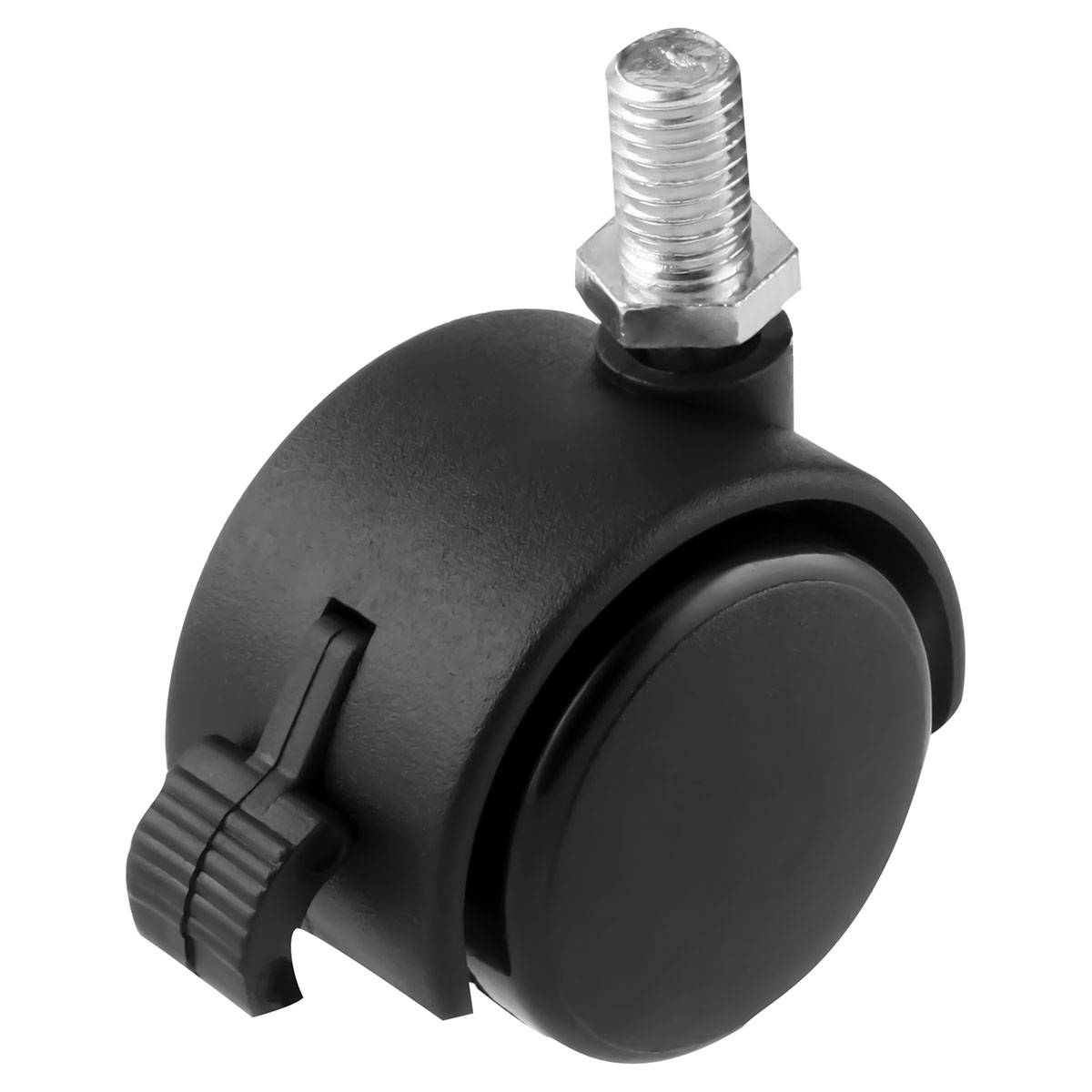 RODAJA TIPO YOYO C/ROSCA 3/8-16 Y FRENO 40MM (Precio x pieza - Empaque c/4 pzas) Y-2133-40