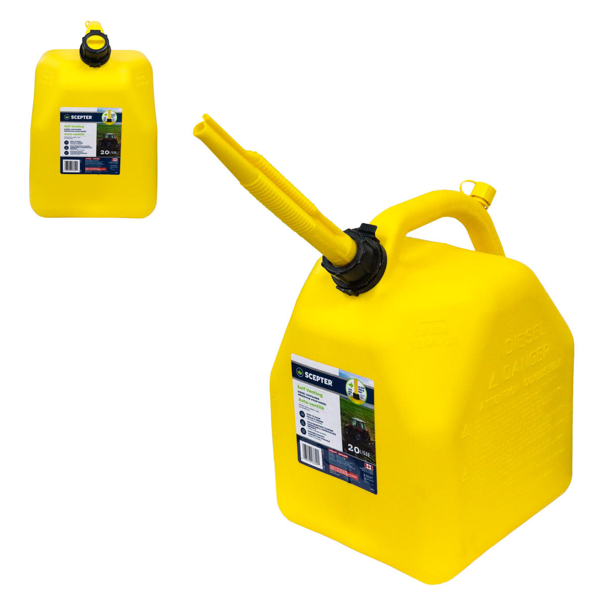 Tanque de Diésel 5.3 GL / 20 L Scepter | SC-11985