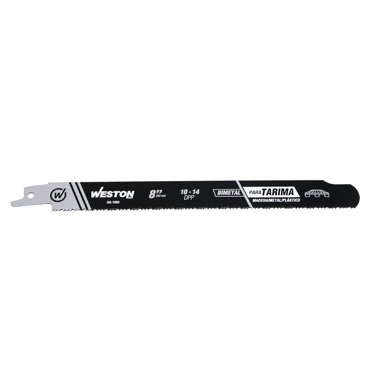 SG-1002 SEGUETA SABLE BIMETALICA DESARMADORA DE TARIMAS 8" 10/14DPP (JGO C/5 PZS)