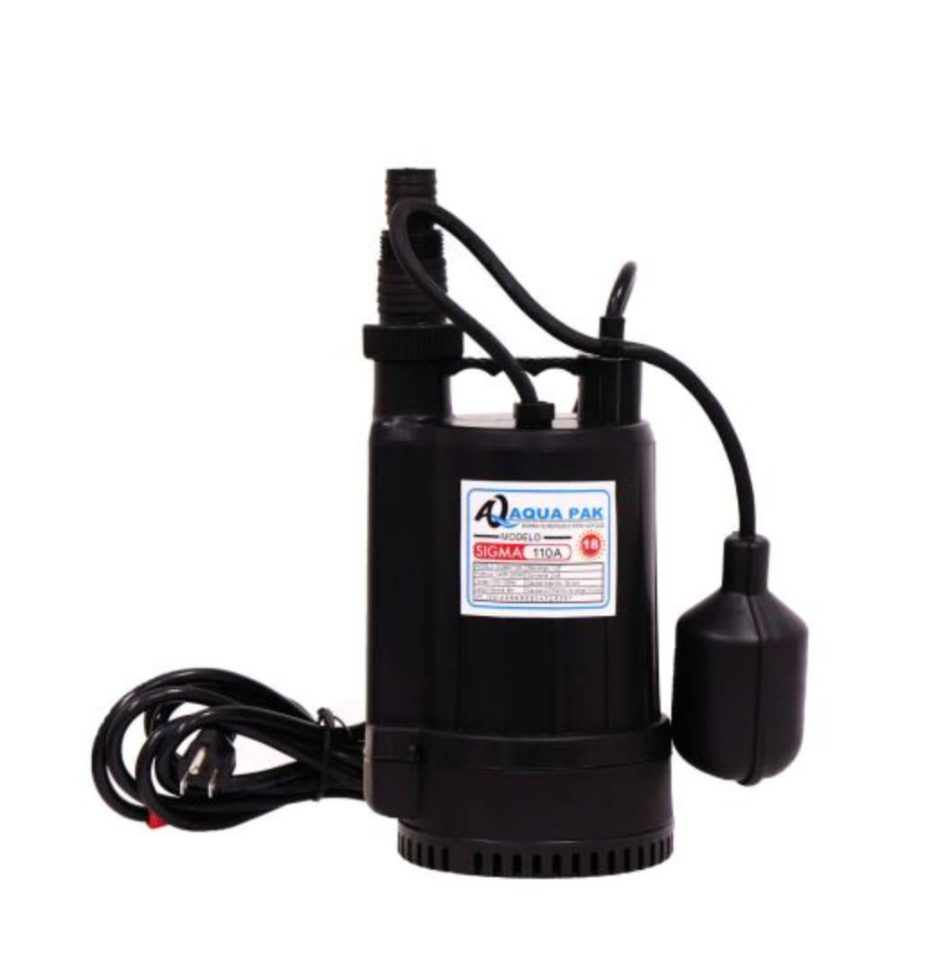 BOMBA AQUAPAK P/ACHIQ. SIGMA110A 1/4HP 115V