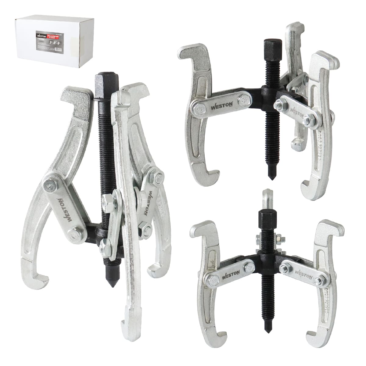 Juego Extractor de Poleas 3 Quijadas 3", 4" y 6" | ST-5-153-0065