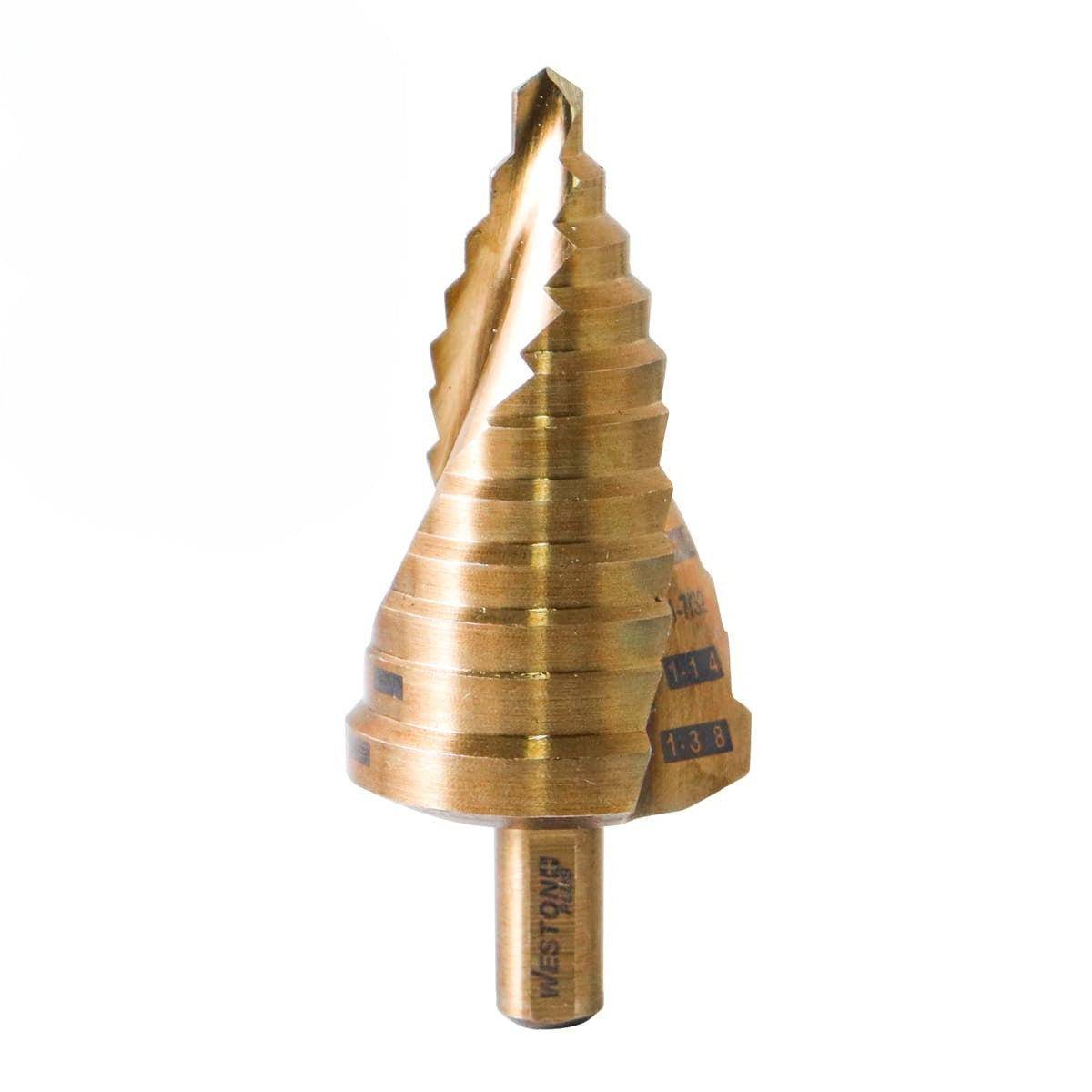 BROCA ESCALONADA ESPIRAL COBALTO #5 1/4'' - 1-3/8'' WESTON PLUS ST-5-192-070
