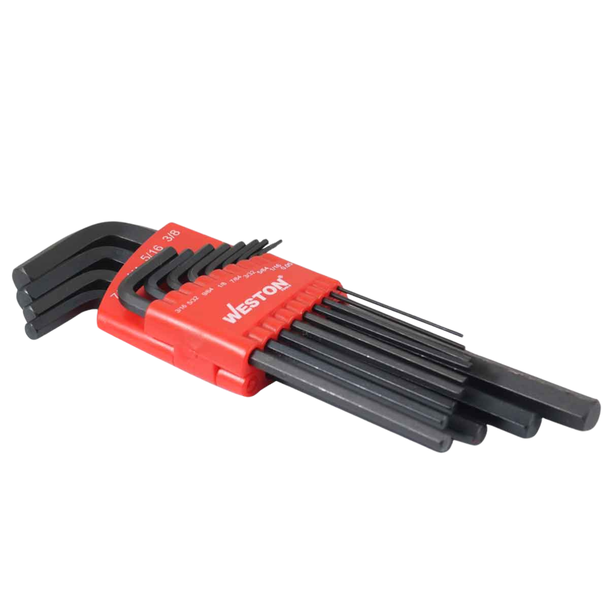 JUEGO 13 LLAVES LARGAS .05-3/8" HEX CRV ST-6-200-630