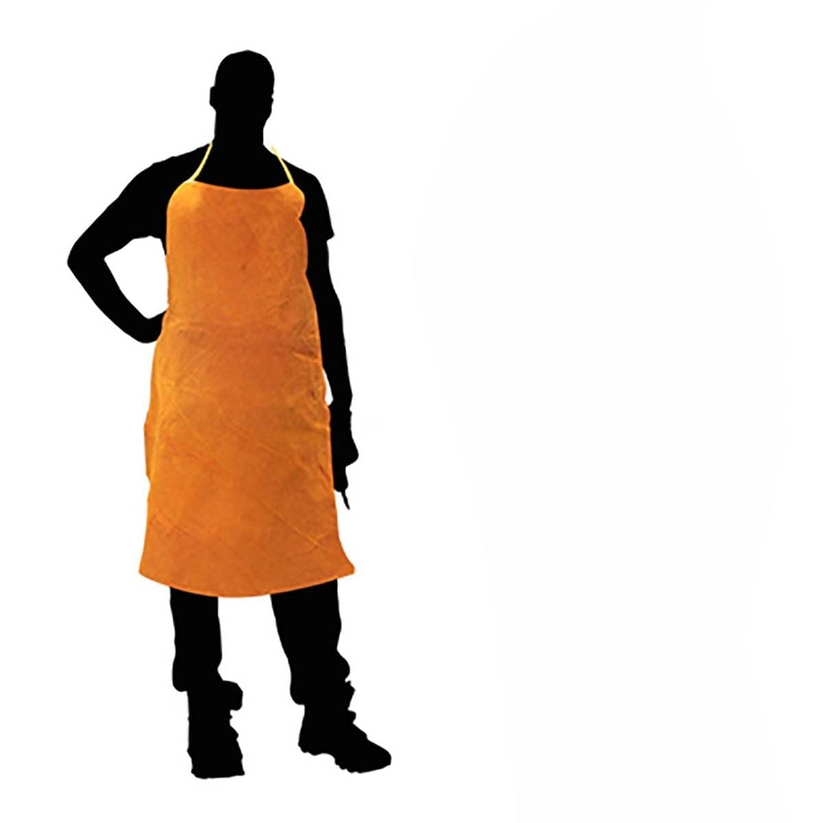 ST-6-500-303 MANDIL DE CARNAZA NARANJA 60 X 90