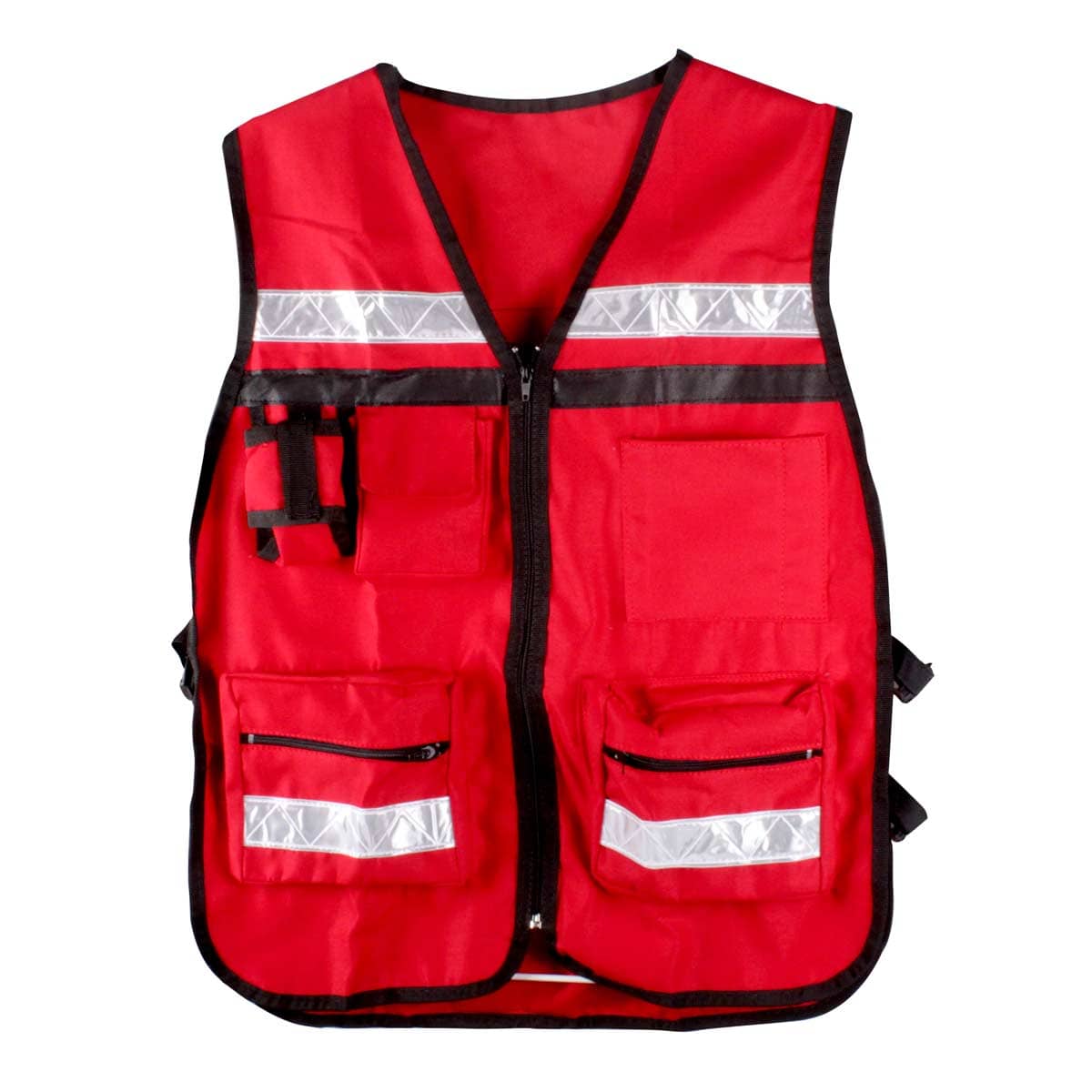 ST-6-600-515 CHALECO TIPO SUPERVISOR ROJO UNITALLA