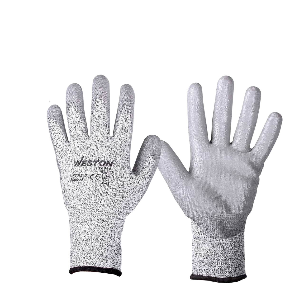 GUANTE ANTICORTE WESTON NIVEL 5 TALLA 8 ST018-2 (Precio x par - Empaque c/10 pares)