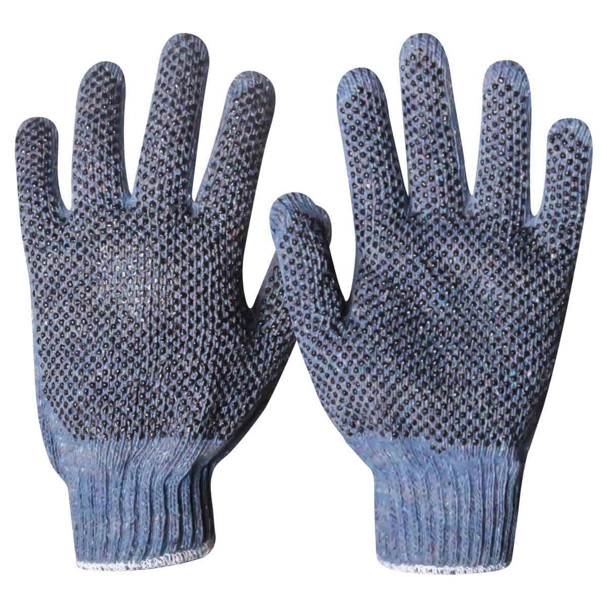 Guante Algodón Multicolor Con Puntos PVC Unitalla (Precio X Par - Empaque Con 10 Pares) | ST020-20