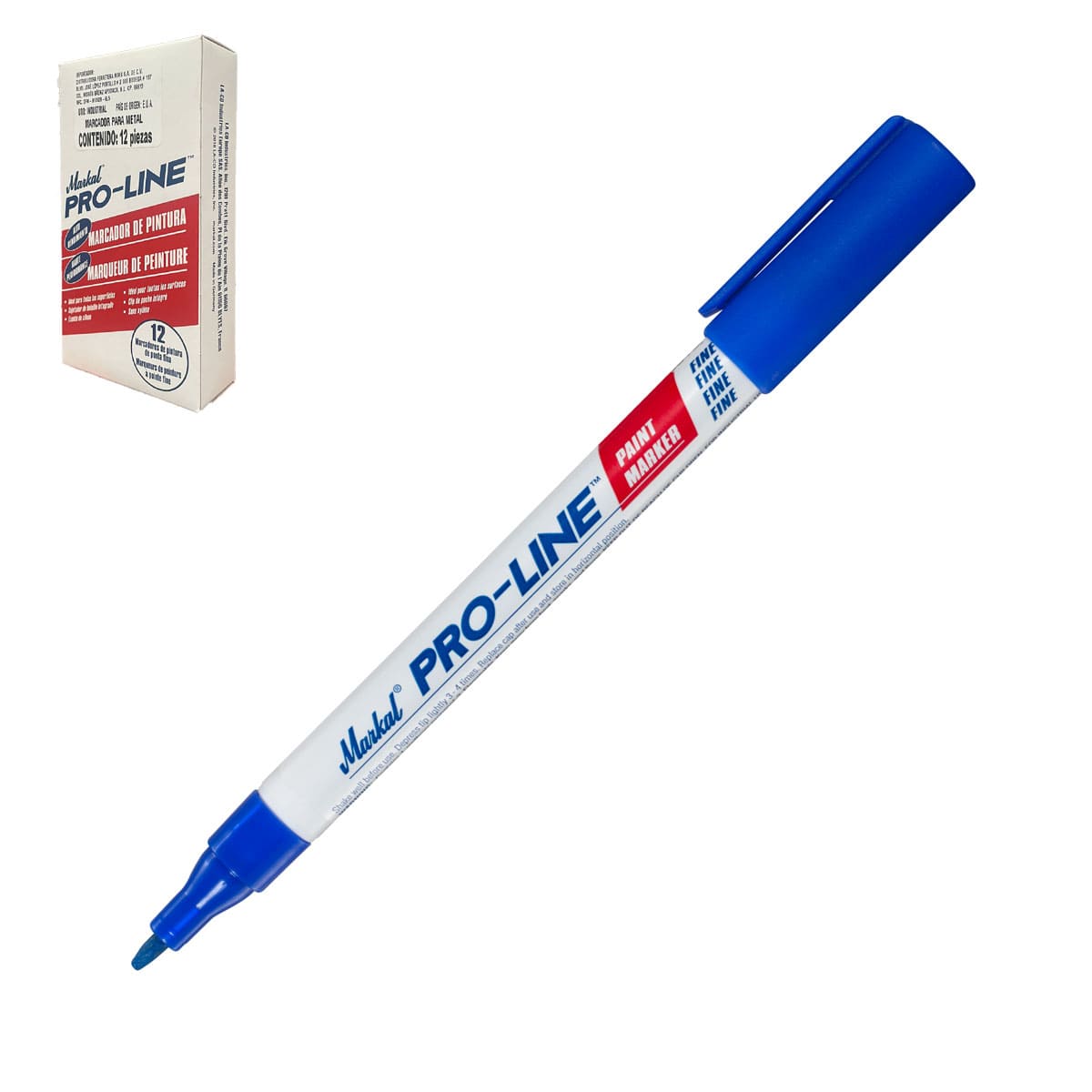 Marcador Punto Fino Proline Azul | STM-096875