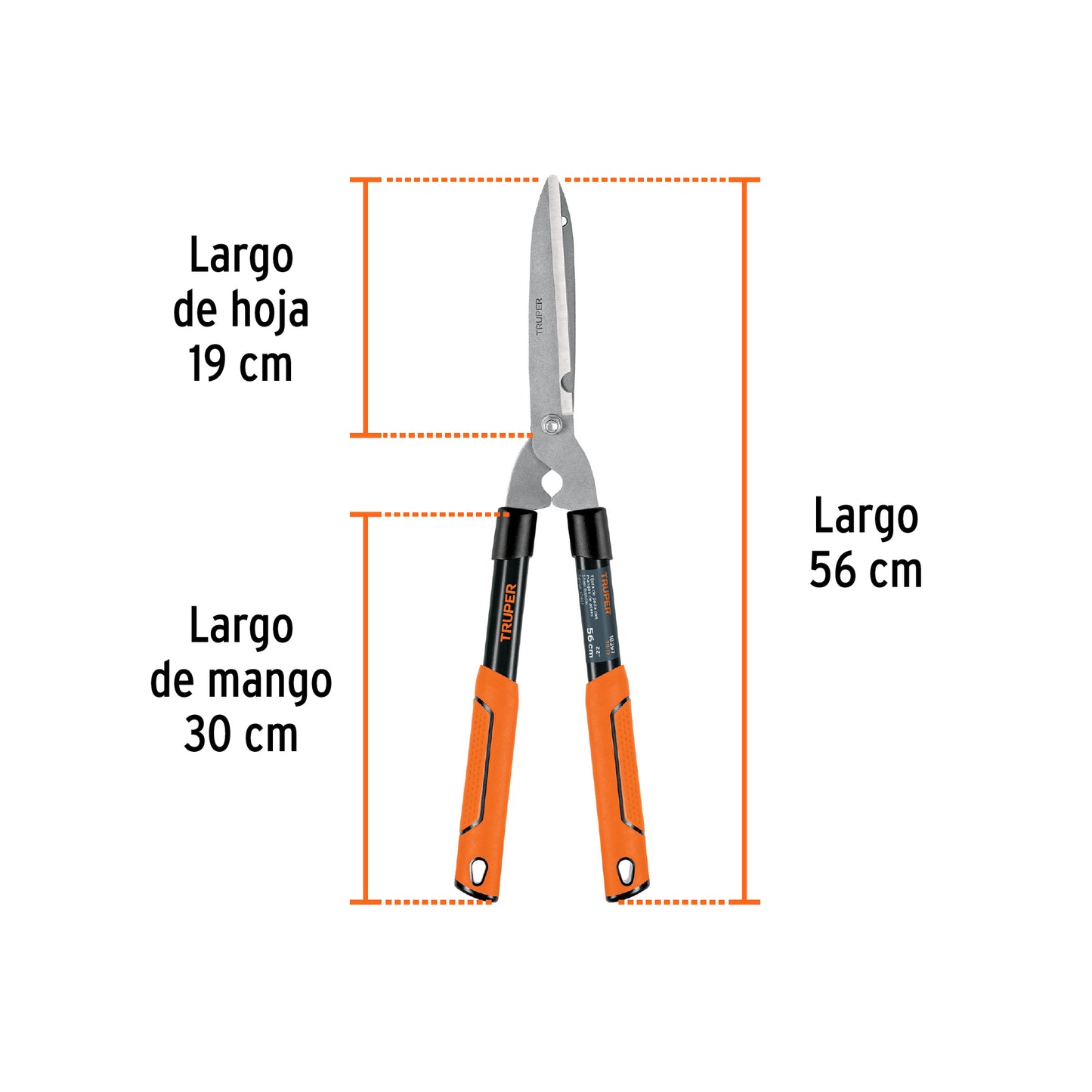 18397 TB-17 Tijera para poda 56 cm, ligera, mgos tubulares, truper
