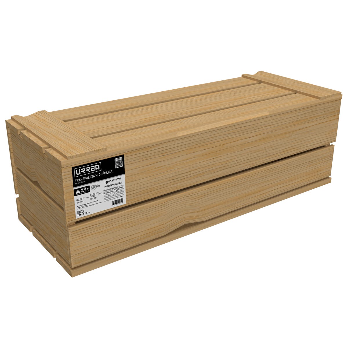 Transpaleta Hidráulica, 2.5 Ton, Urrea TRH25