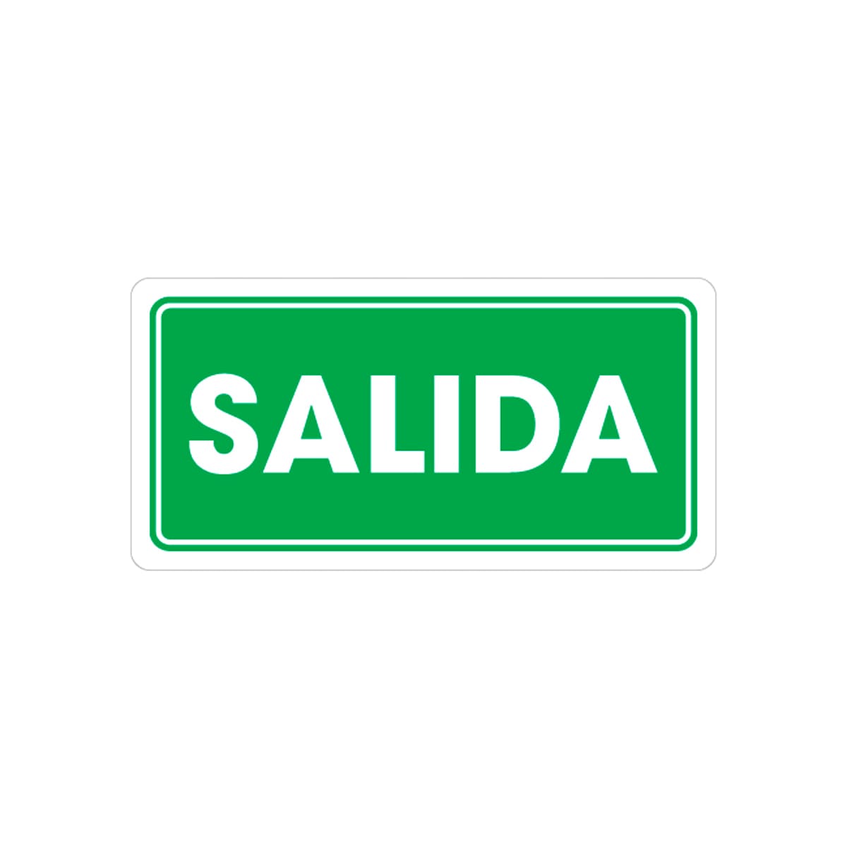 Señalamiento Salida 15 x 30CM | TS-0010