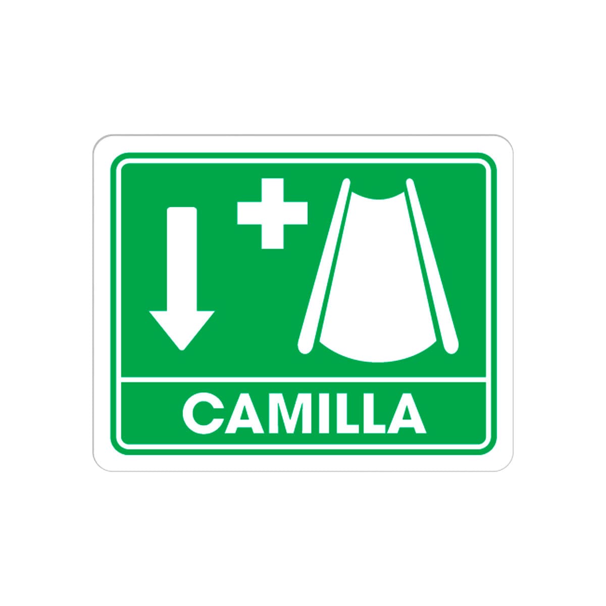 Señalamiento Camilla 25 x 35CM | TS-0040