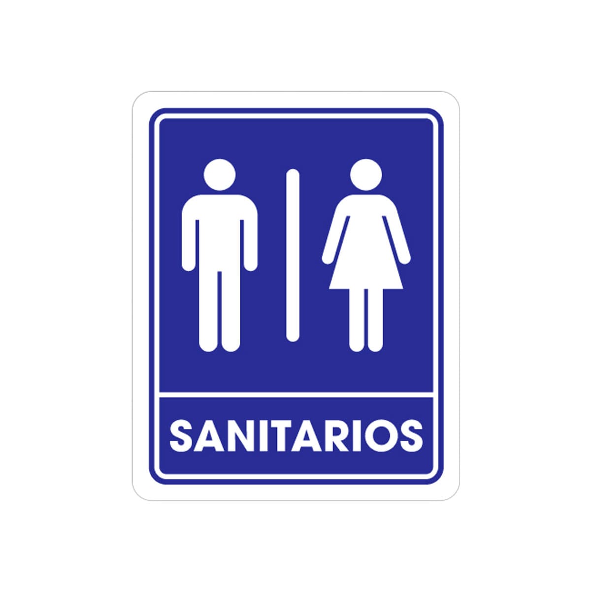 Señalamiento Sanitarios 25 x 35CM | TS-0125