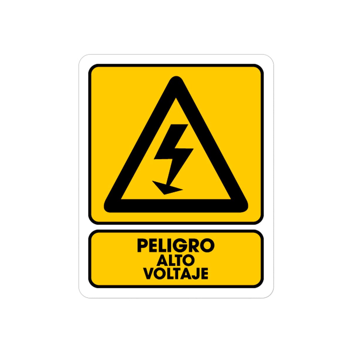 Señalamiento Peligro Alto Voltaje 25 x 35CM | TS-0160