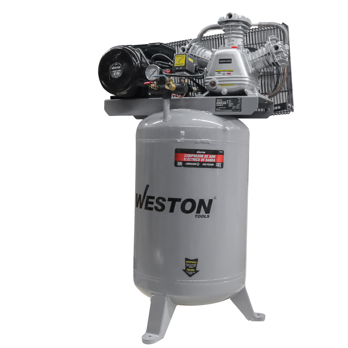 VERTICAL DE BANDA 4HP 120L 220V-W-60067