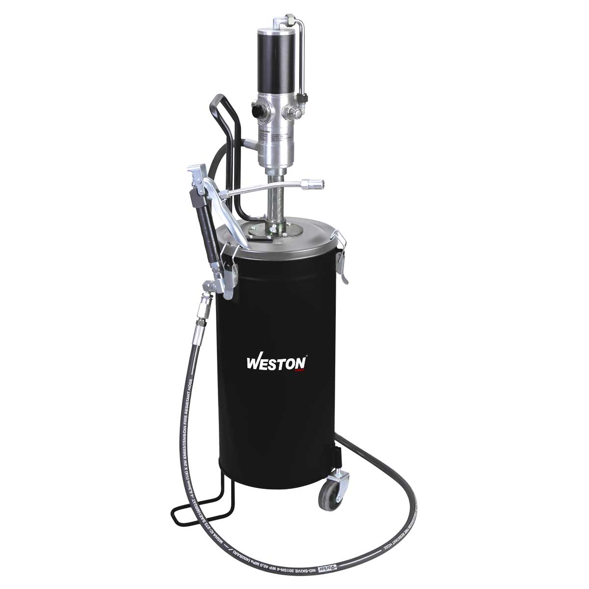 BOMBA NEUMATICA D/ENGRASE 15KG C/RUEDAS-W-70835