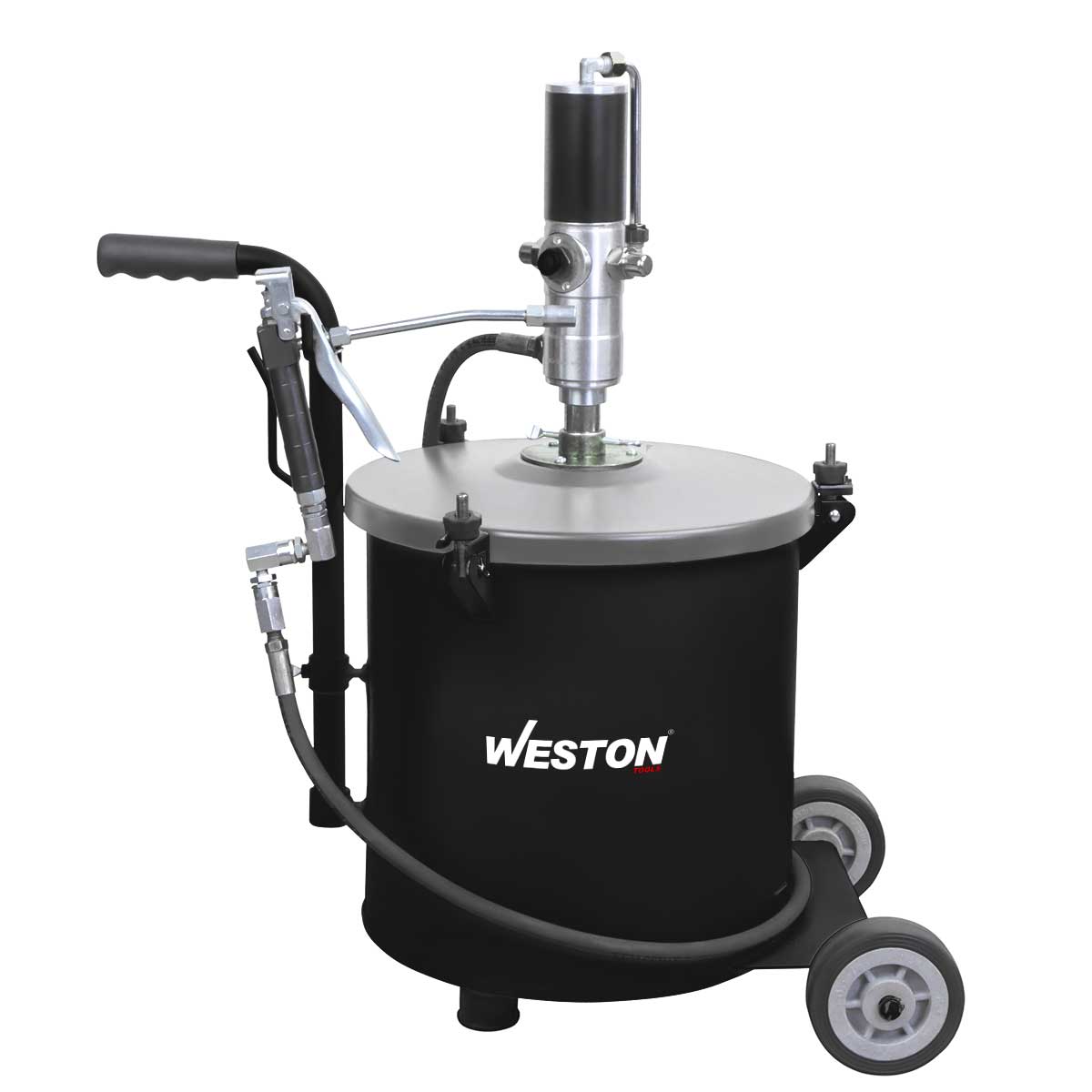 BOMBA NEUMATICA D/ENGRASE 30KG C/RUEDAS-W-70840