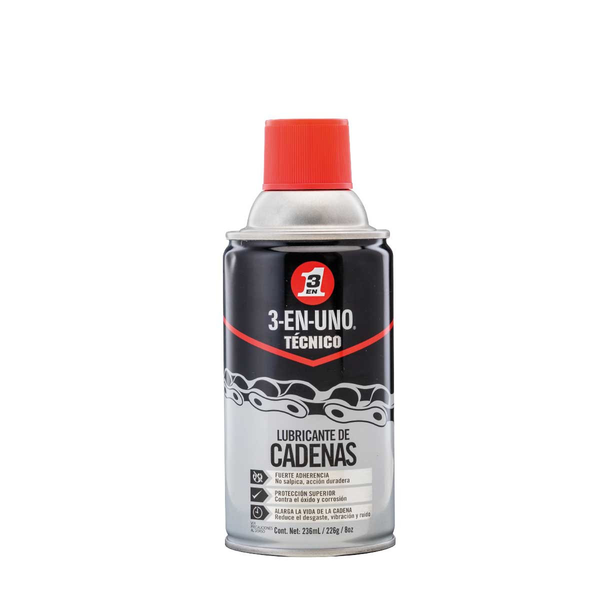 3-EN-UNO Tecnico Lubricante de Cadenas 8OZ | WD-520419
