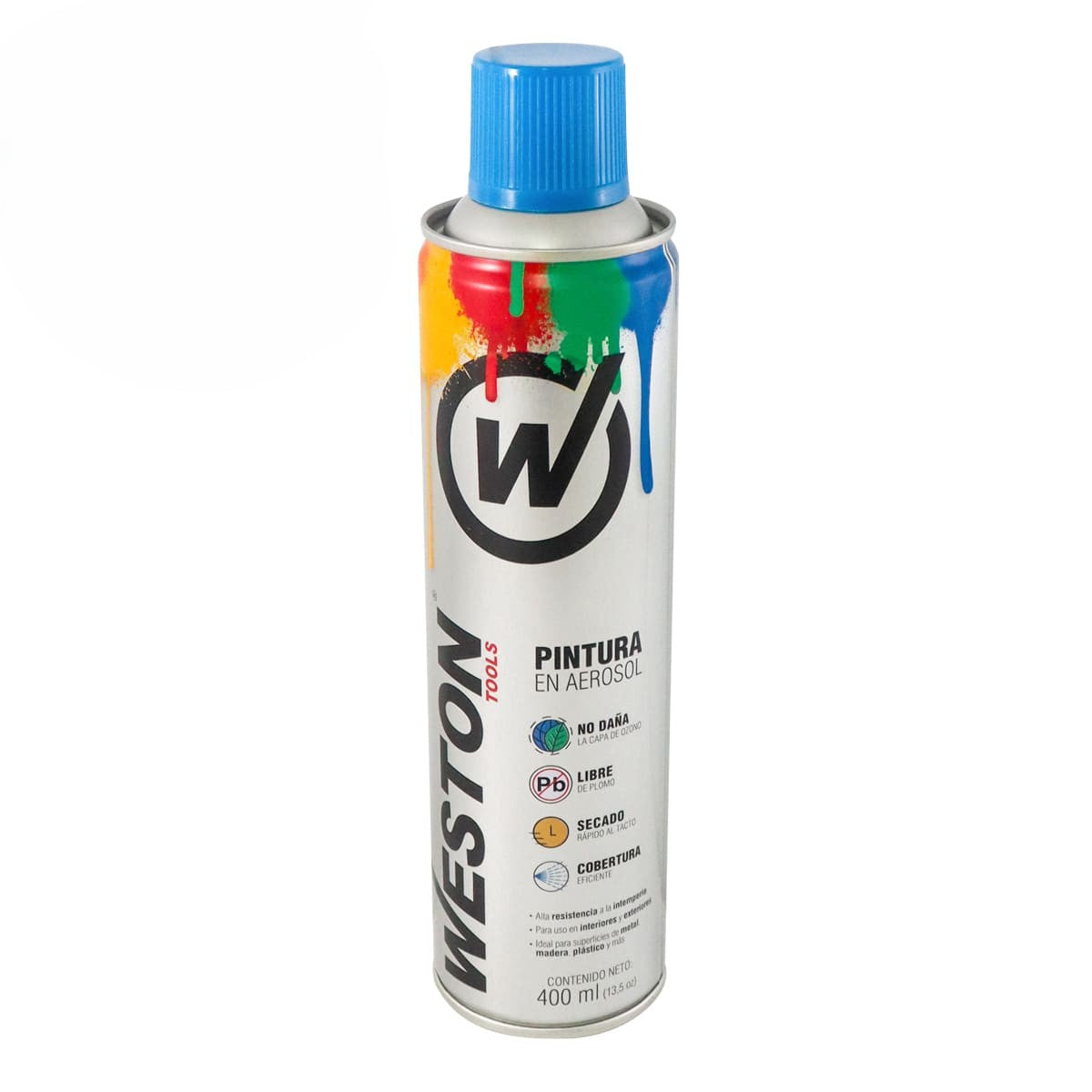 PINTURA AEROSOL AZUL CLARO 400ml (Precio x Pieza- Caja C/12 pzs) WM-0020