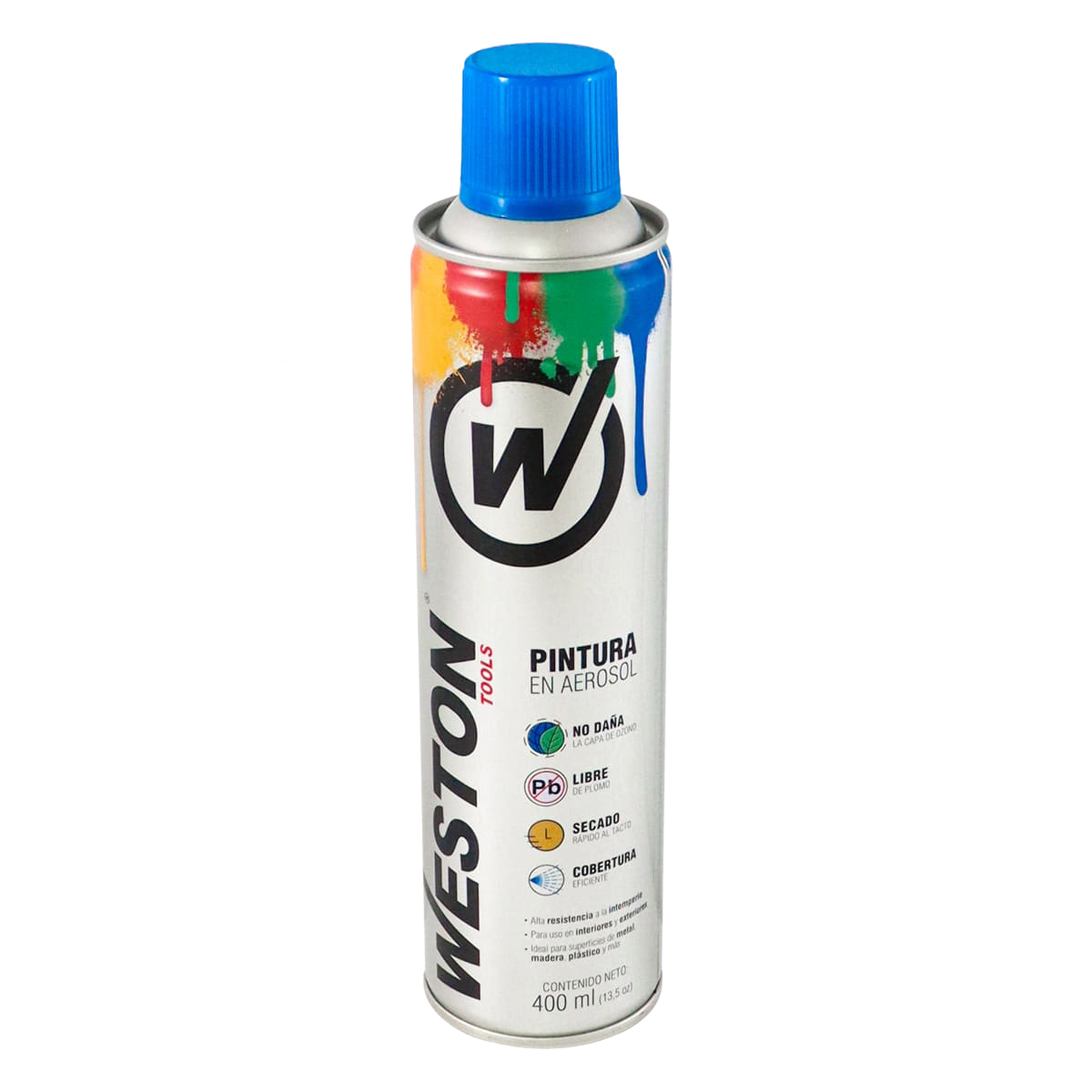 PINTURA AEROSOL AZUL REAL 400ml (Precio x pieza - Caja C/12 pzs) WM-0025