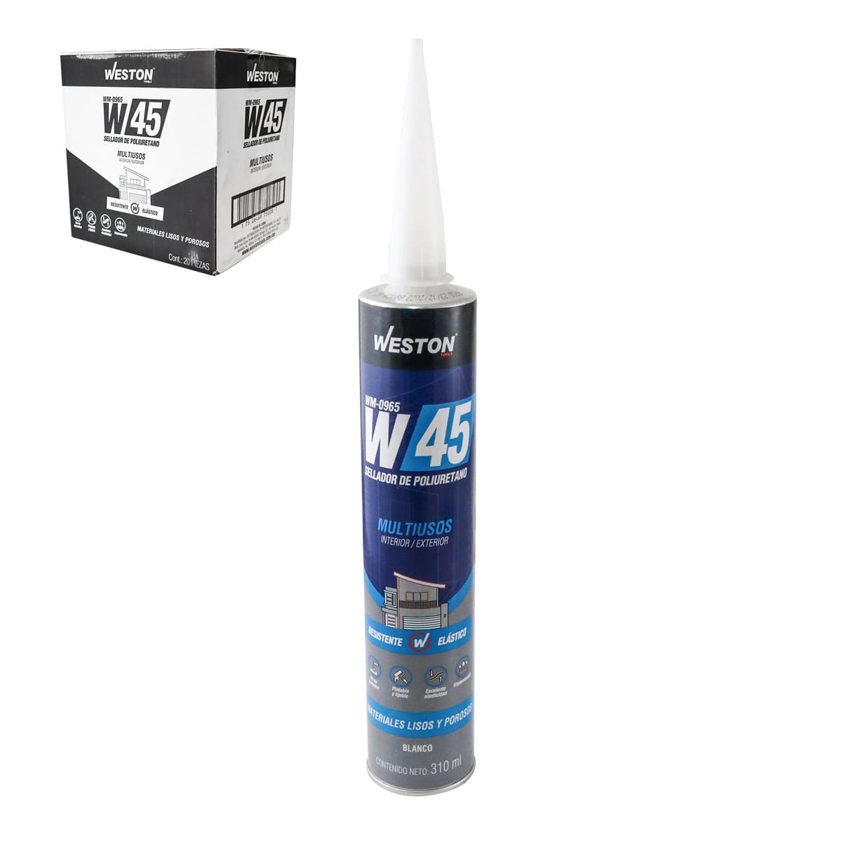 Adhesivo Sellador De Poliuretano Weston 310 ML