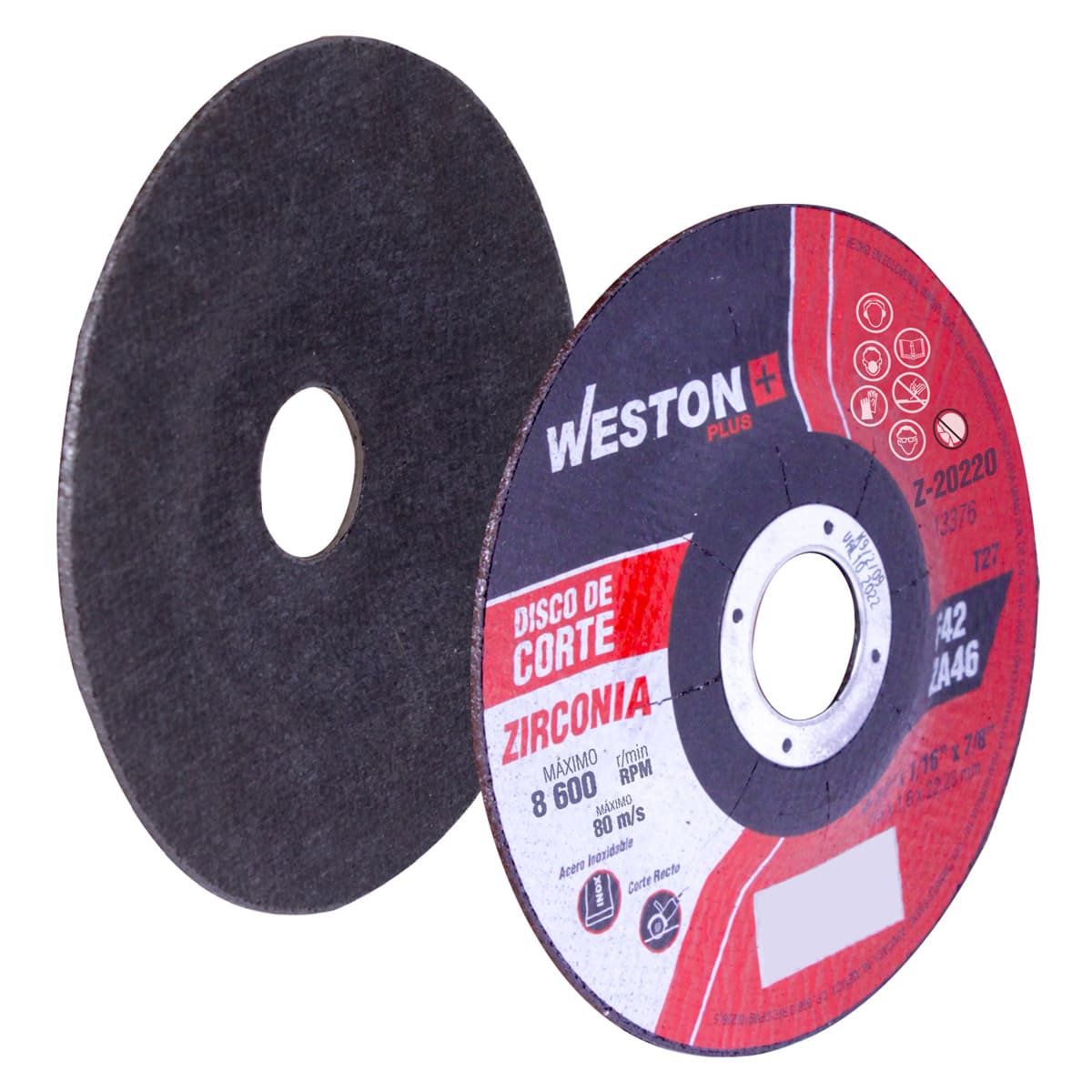 Disco De Corte Para Inoxidable de Zircornio 7" x 1/16"(1.58) - Detalle del producto