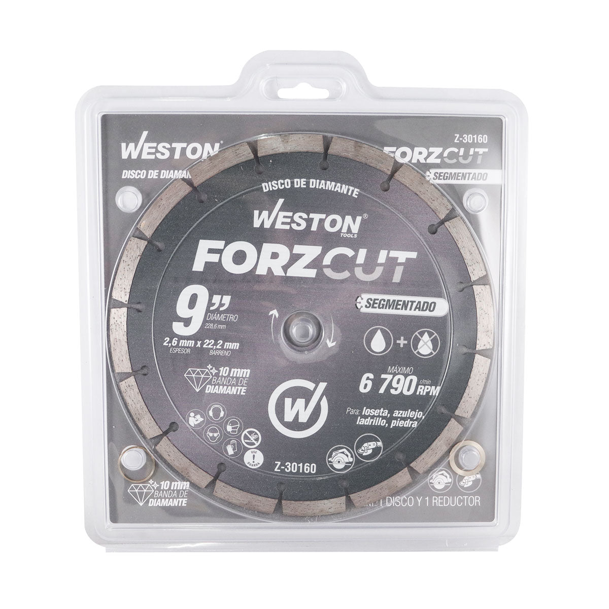 Disco de Diamante Rin Segmentado 9" ForzCut | Z-30160