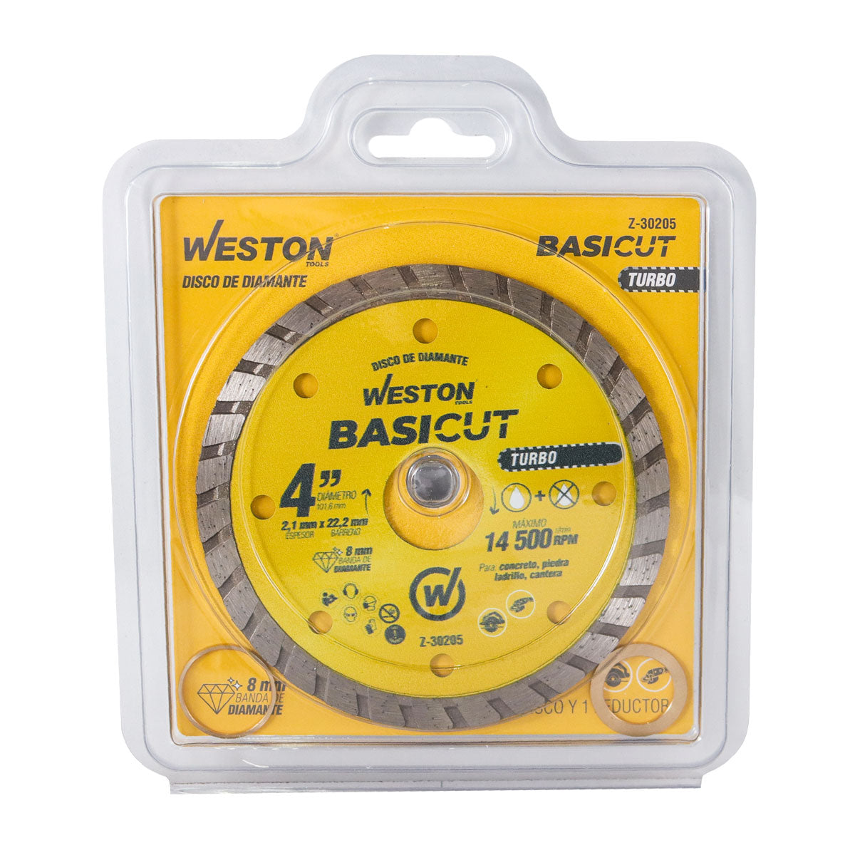 Disco de Diamante Rin Turbo 4" BasiCut | Z-30205