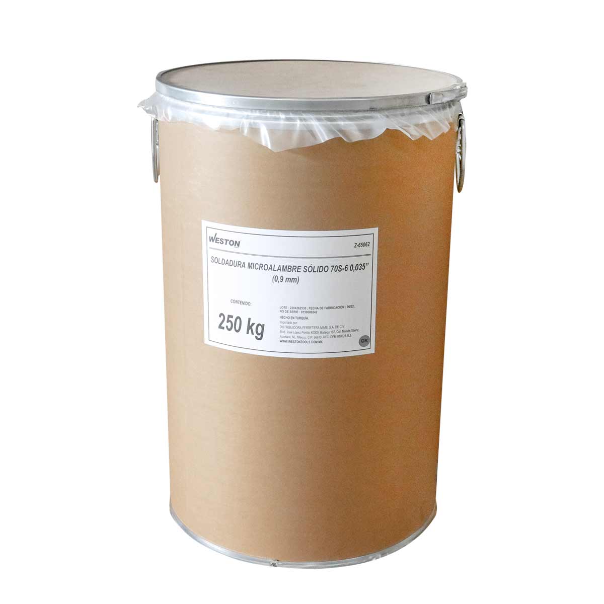 Soldadura Microalambre Sólido 70S-6 .035" (250KG)