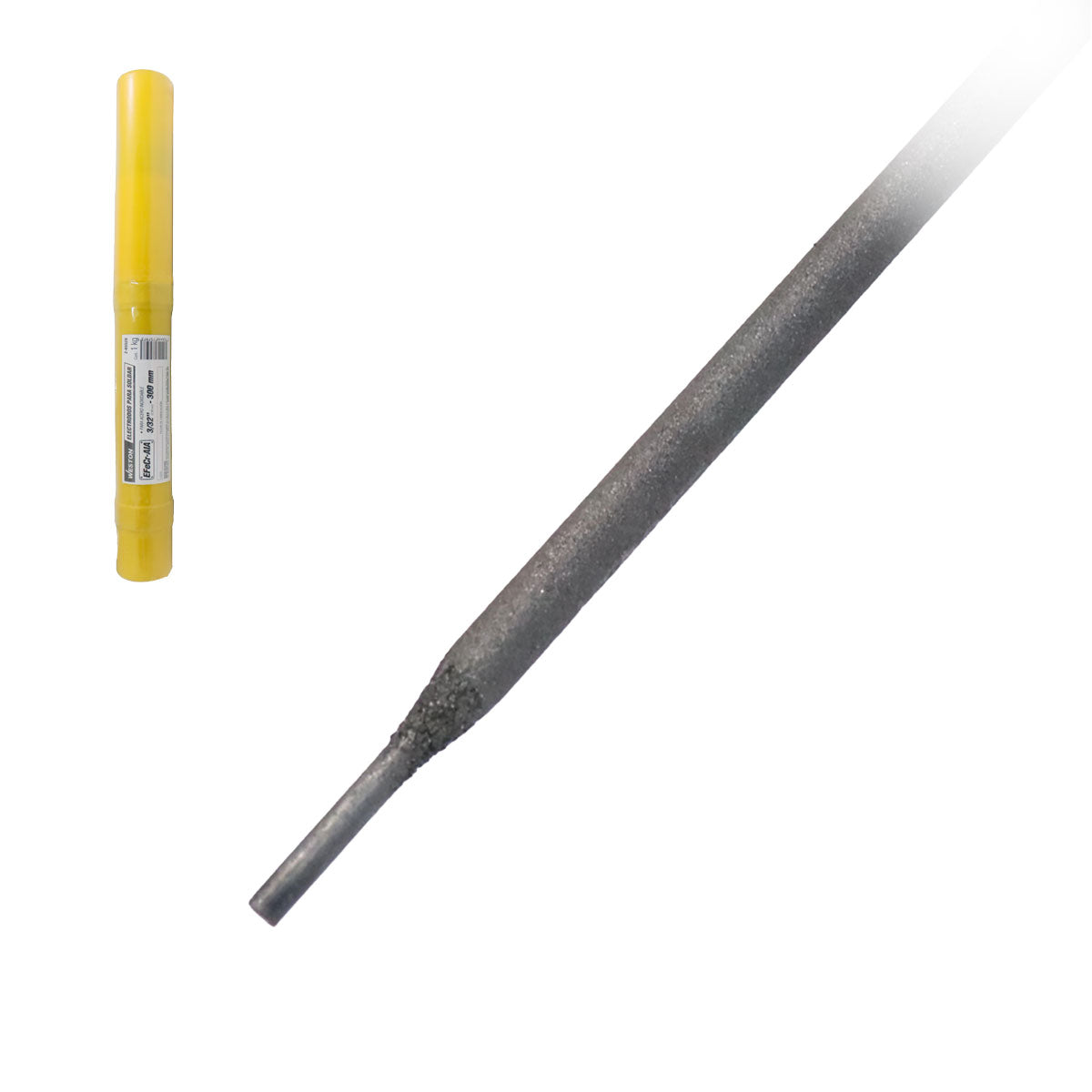 Electrodo Para Soldar Revestimiento Duro EFeCr-A1A 3/32" - 300MM (CAJA 1KG)