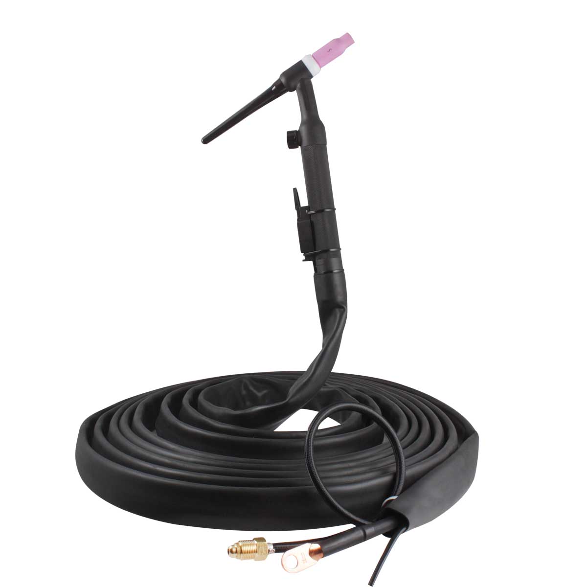 Antorcha TIG S26 con Válvula y Switch 25ft Flexible con 2 Cables WP-26FV-25-CS | Z-68055