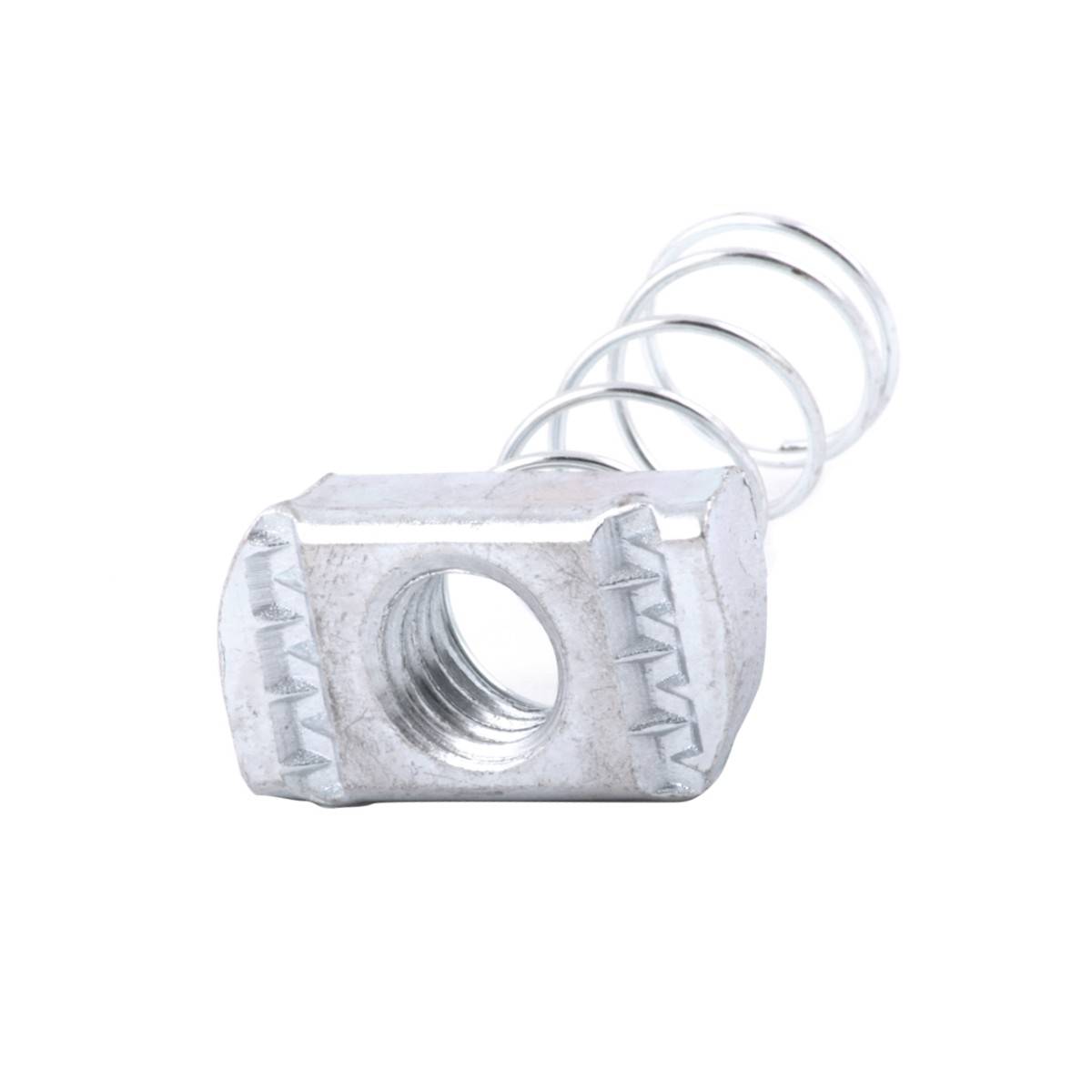 Tuerca con Resorte para Canaleta Unicanal Galvanizada 1/4"-20 X34.5X19X6MM Weston Tools | ZK-25010
