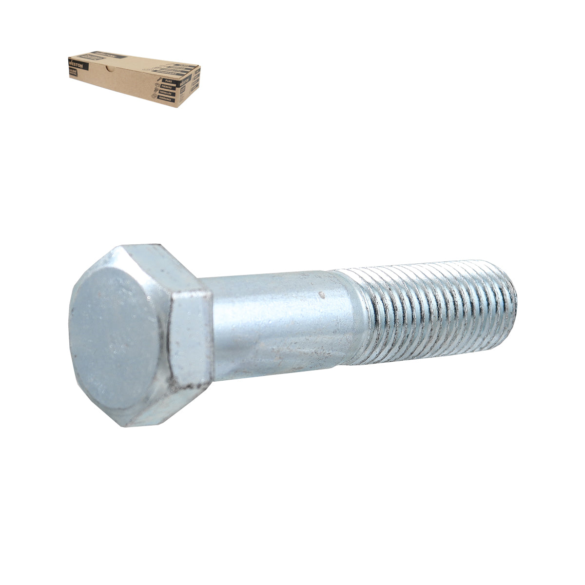Tornillo Hexagonal Galvanizado Grado 2 1/4"-20 x 4-1/2" Rosca Parcial | ZN-19332-C