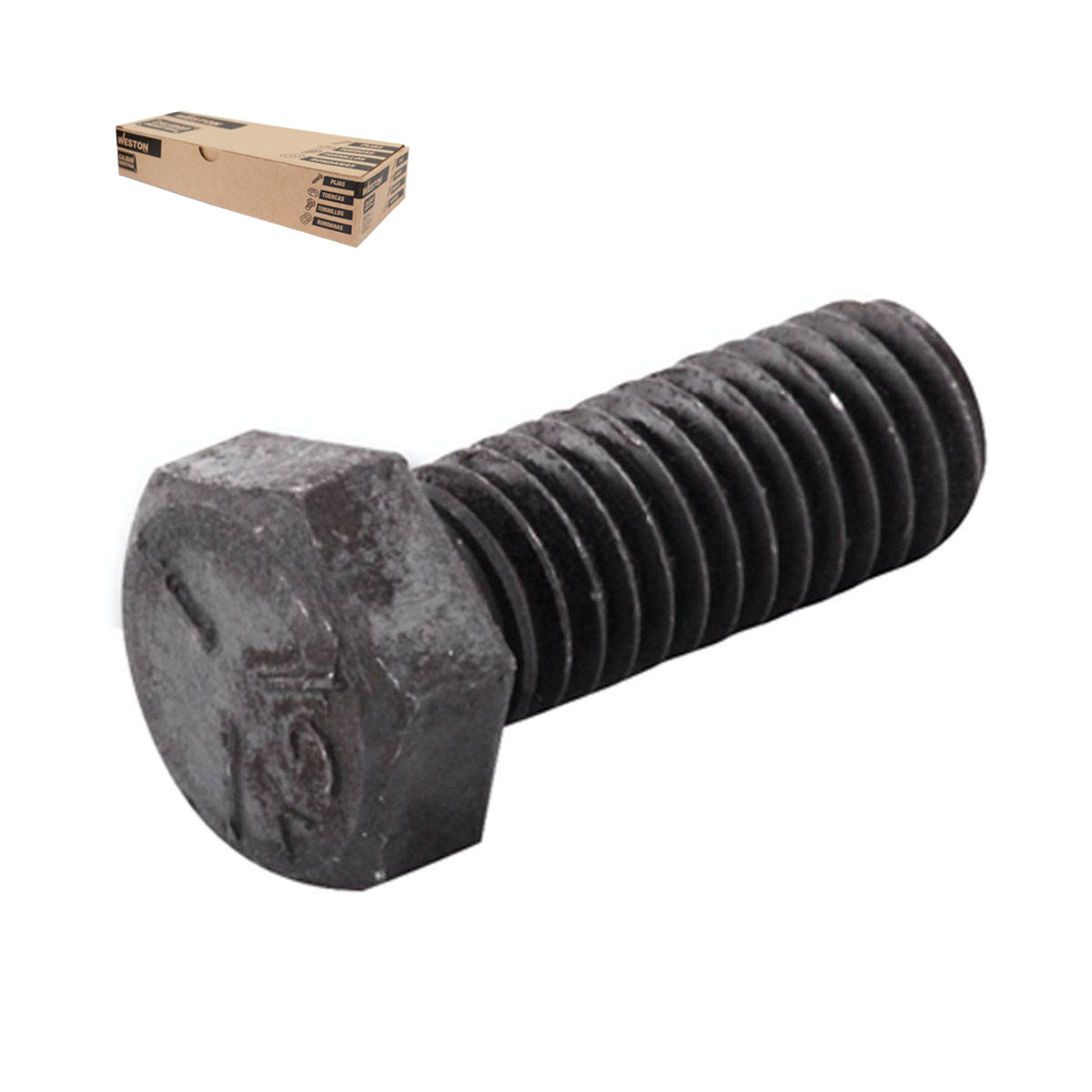 Tornillo Hexagonal Grado 5 Pavonado 3/8"-16 x 2" | ZN-21072-C