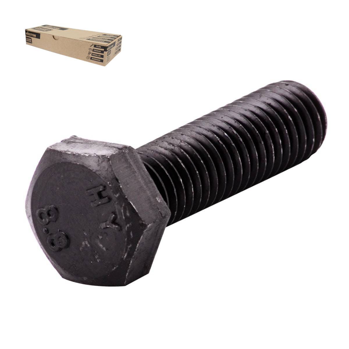 Tornillo Hexagonal Métrico Grado 8.8 M10-1.50 x 90mm Rosca Parcial | ZN-25100-C