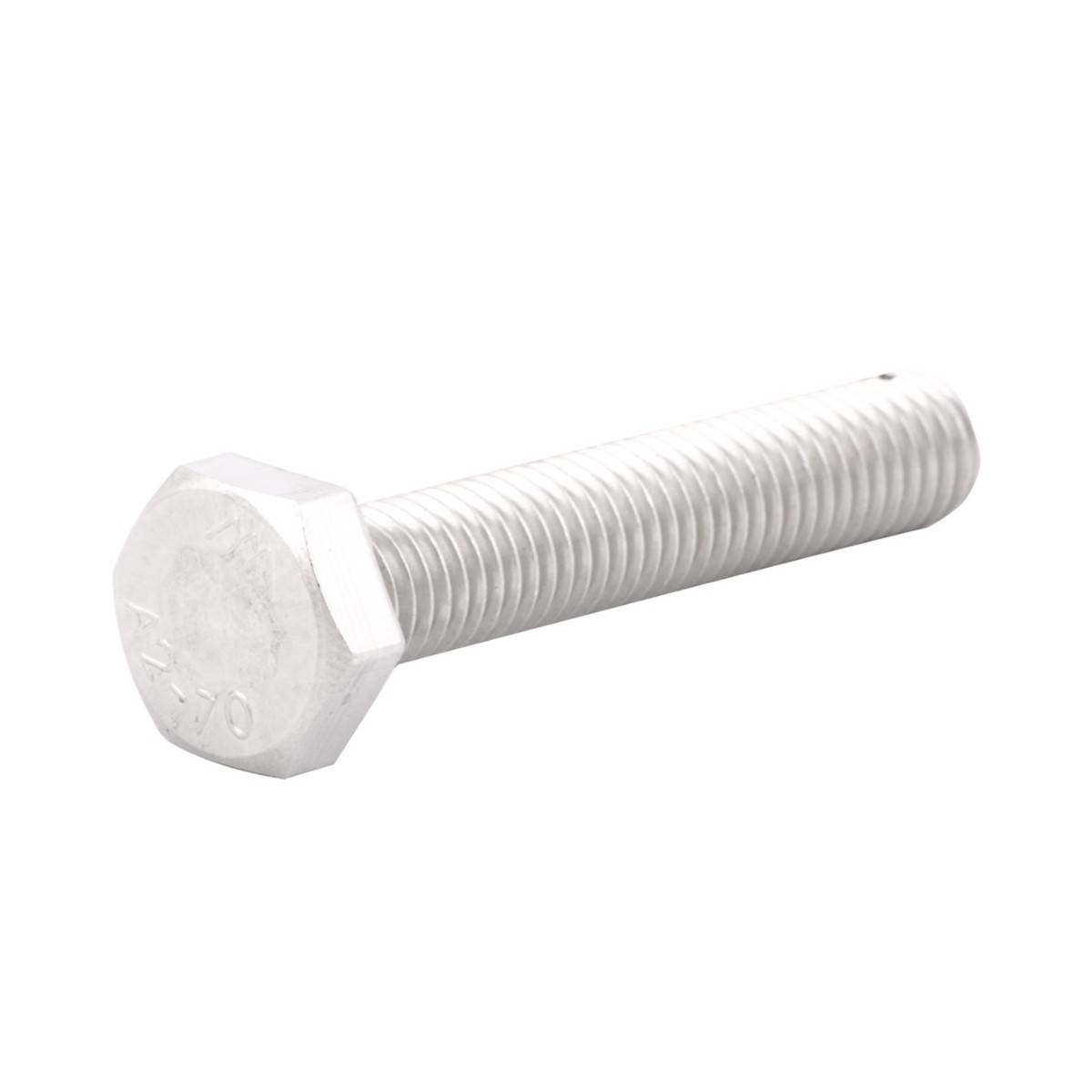 Tornillo Hexagonal Estándar Acero Inoxidable Tipo 304 M10-1.5 x 85mm Rosca Completa | ZN-30376