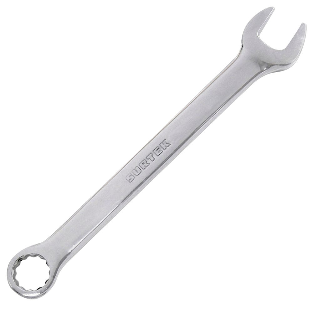 Llave Combinada Pulido Espejo En Pulgadas, 12 Puntas, Surtek 100164