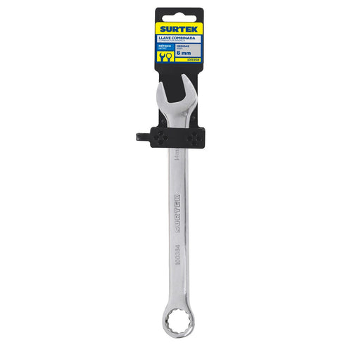 Llave Combinada Pulido Espejo Métrica, 12 Puntas, Surtek 100356