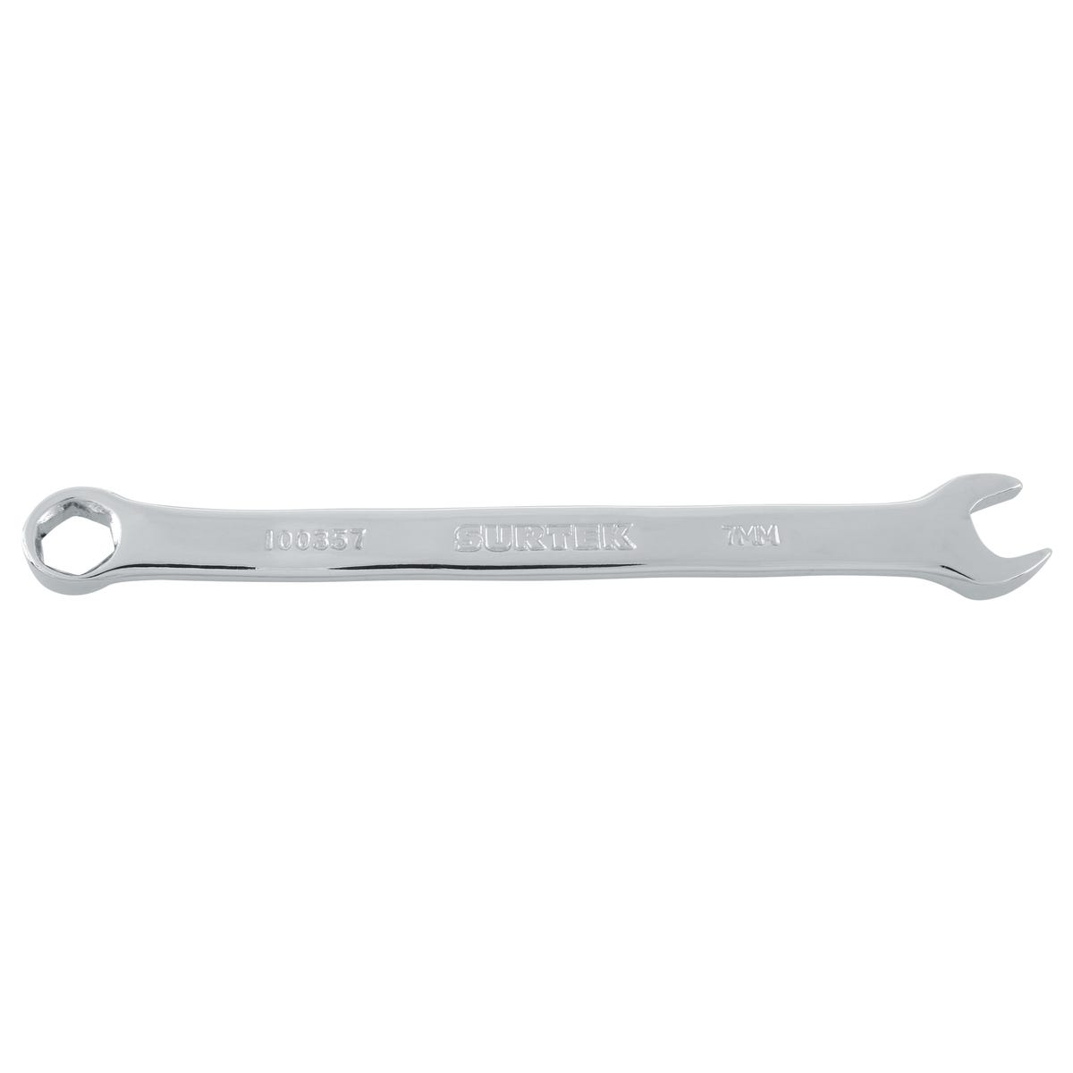 Llave Combinada Pulido Espejo Métrica, 12 Puntas, Surtek 100357