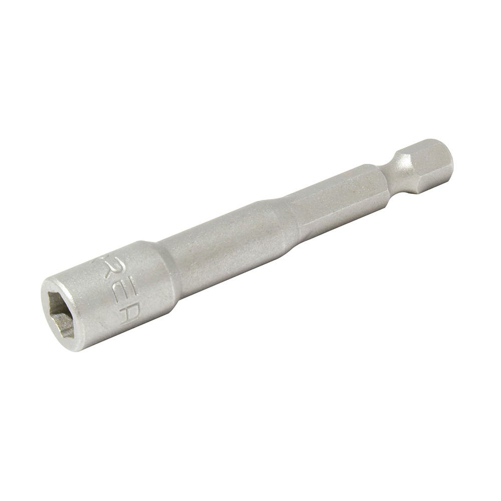 Punta De Caja De Poder Con Imán Métrica Hexágono De 1/4, 8 mm x 1-7/8, Urrea 10108