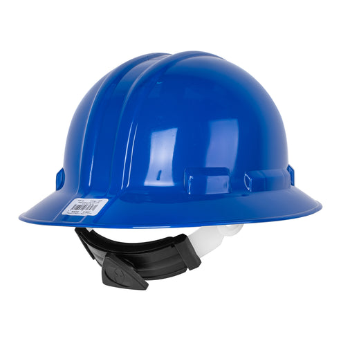Casco De Seguridad Azul De Ala Ancha