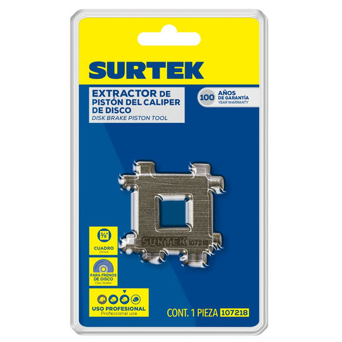 Extractor Del Pistón Del Caliper 3/8, Surtek 107218