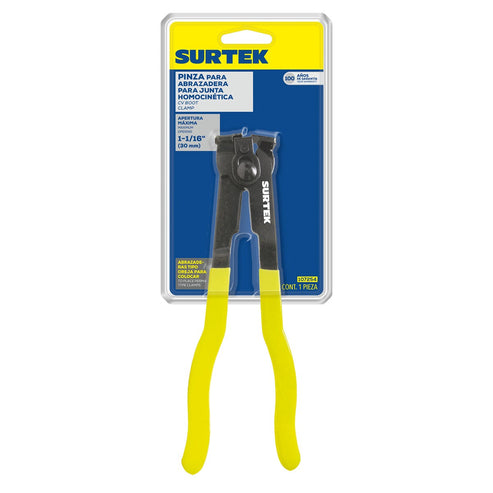 Pinza Para Abrazaderas De Junta Homocinética Apertura Máxima 1-1/16, 9, Surtek 107254