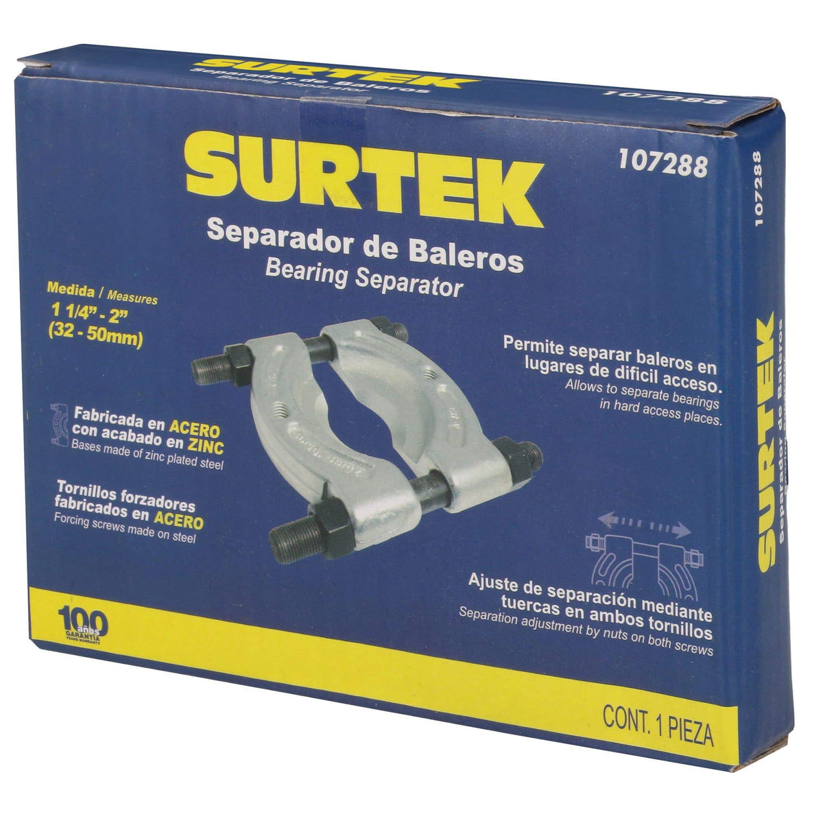Separador De Baleros 1-1/4 A 2-1/4, Surtek 107288