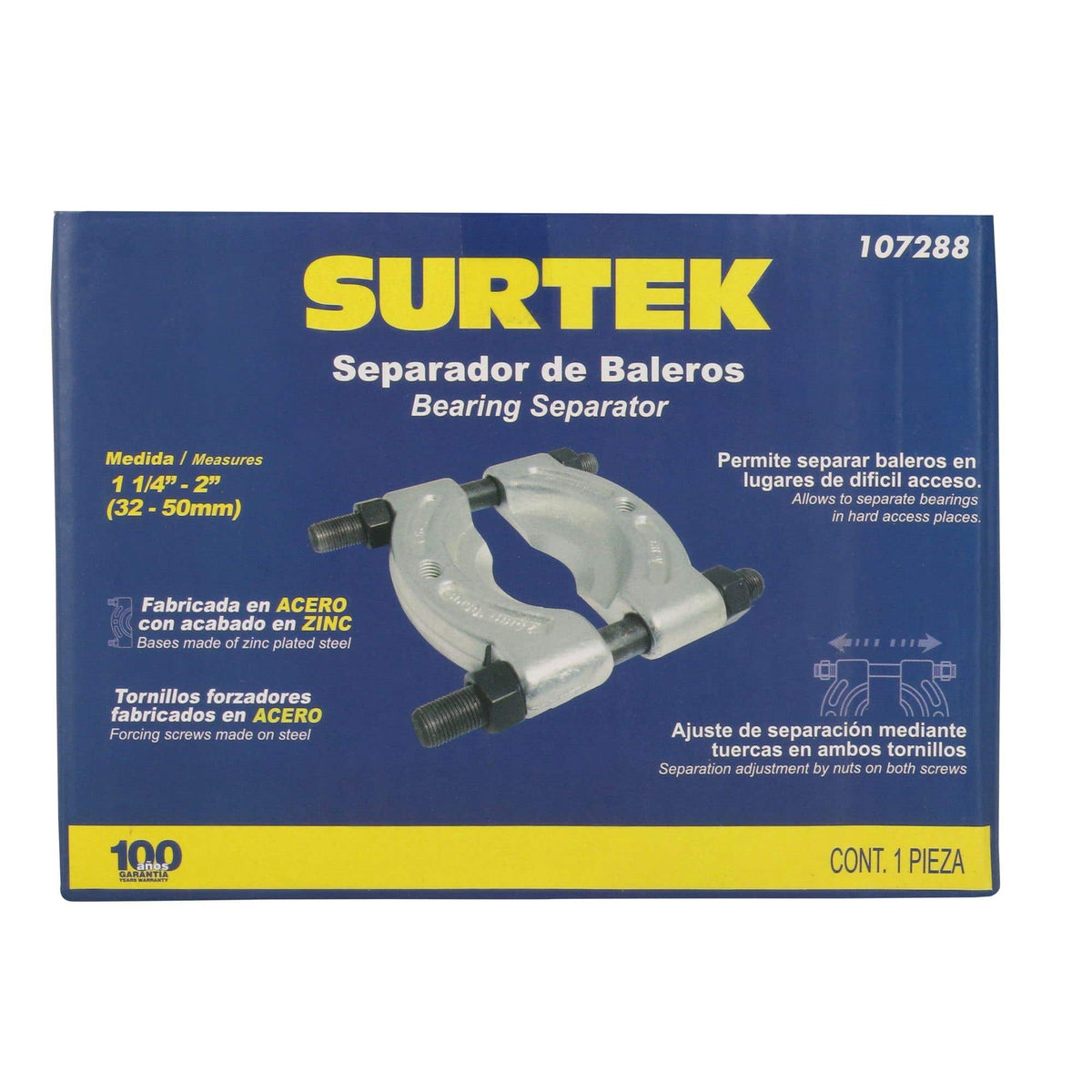 Separador De Baleros 1-1/4 A 2-1/4, Surtek 107288