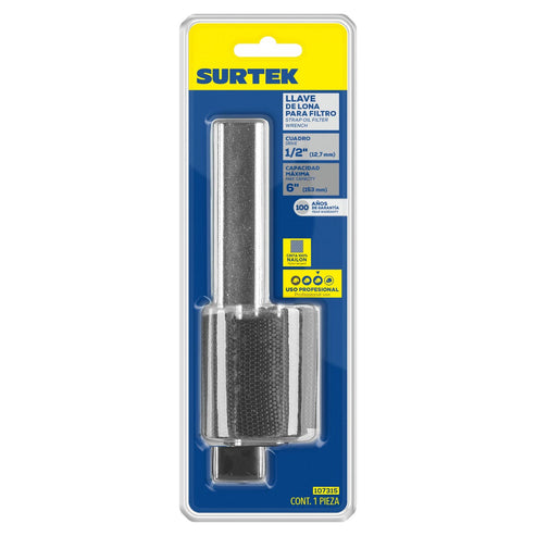 Llave De Lona Autoajustable Para Quitar Filtros De 0-6, Surtek 107315