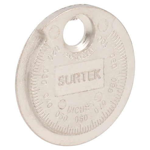 Calibrador Tipo Rampa Para Bujía 0.020 A 0.10, Surtek 107336