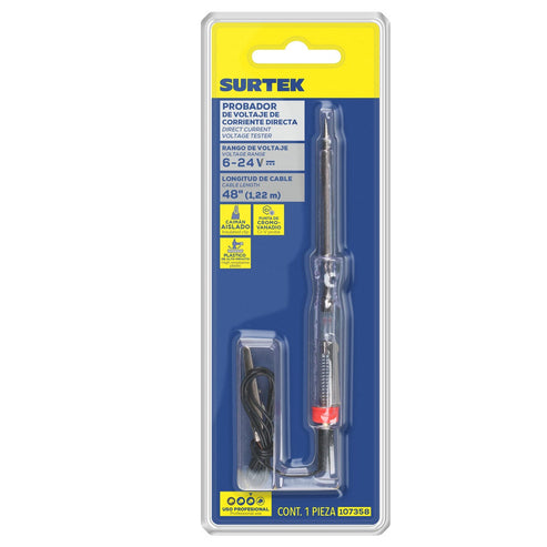Probadores De Voltaje De Corriente Directa 0 - 24 V, Surtek 107358